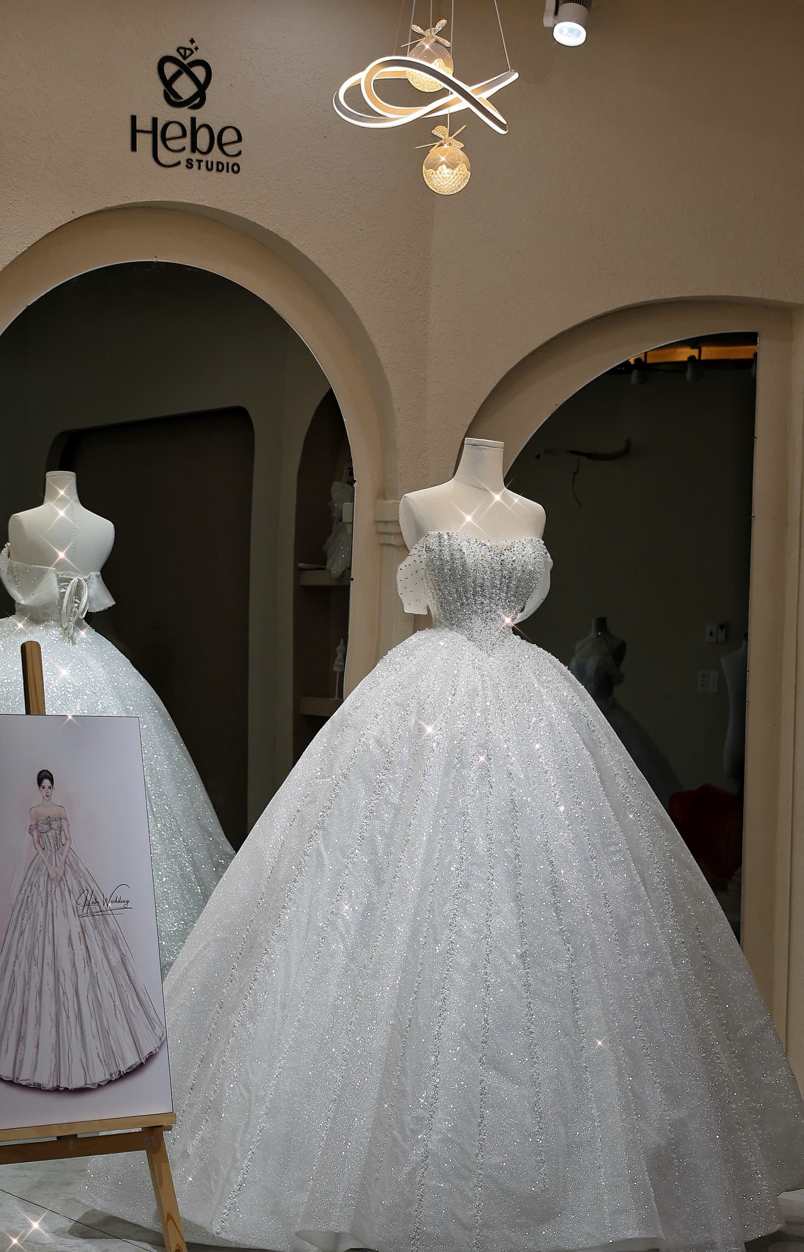 The Sparkling Princess Gown