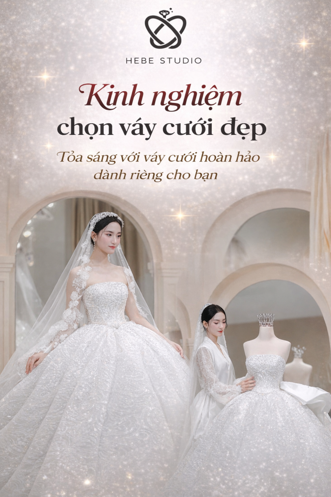 Kinh nghiệm chọn váy cưới đẹp khi chụp ảnh cưới: Cô dâu nào cũng nên biết